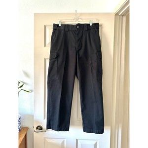 5.11 Tactical Cargo Pant Black Straight Leg Chino Pants Men's 34